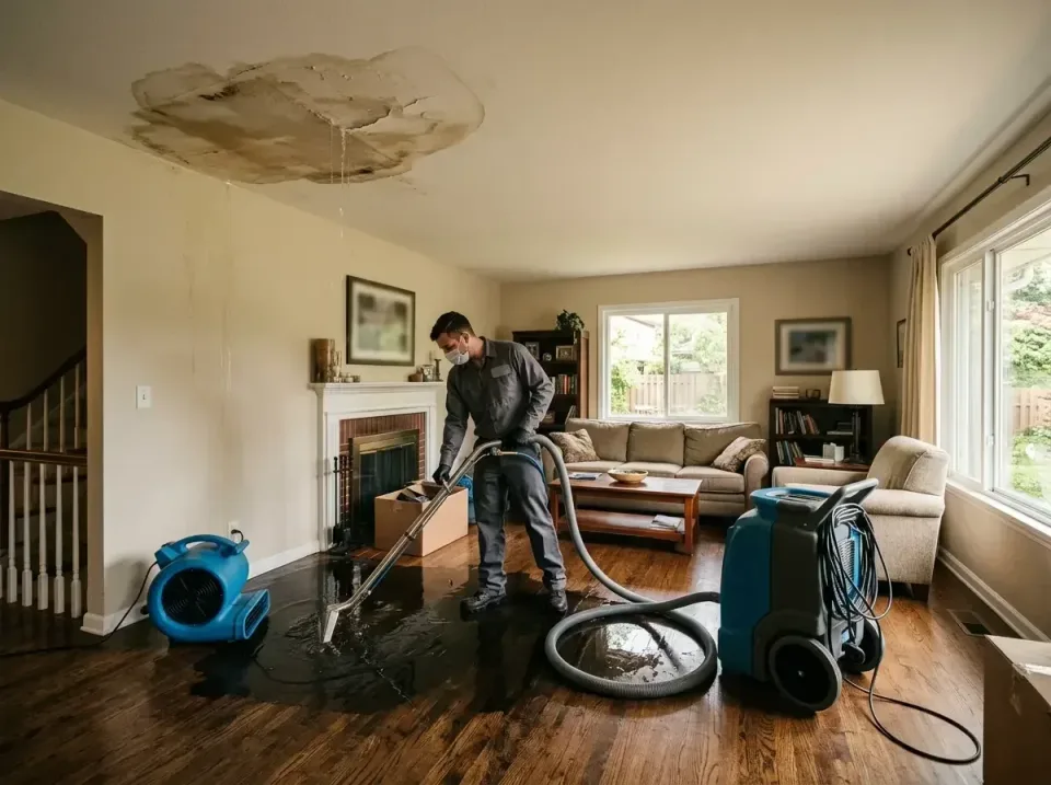 attic-pipe-burst-ceiling-drip-008 — frequently asked questions, Water Damage Restoration & Carpet Care in Bradenton, FL